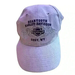 Girly Purple Biker Chick Baseball Hat